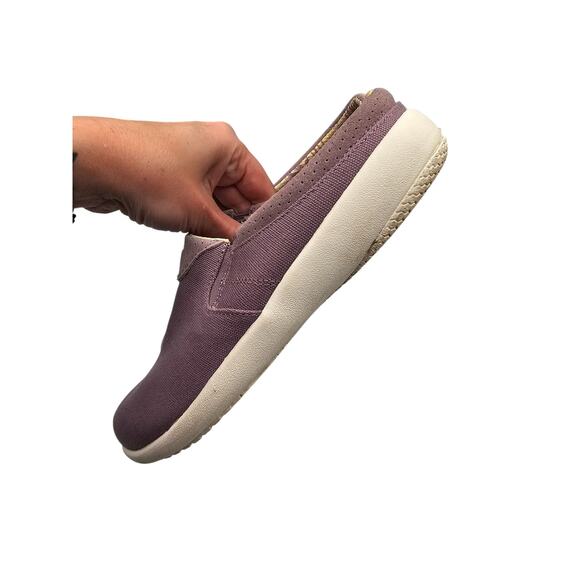 Spenco Orthotic Memory Foam Suede Mules - Siesta Purple Elderberry, 8 Medium - Picture 3 of 6